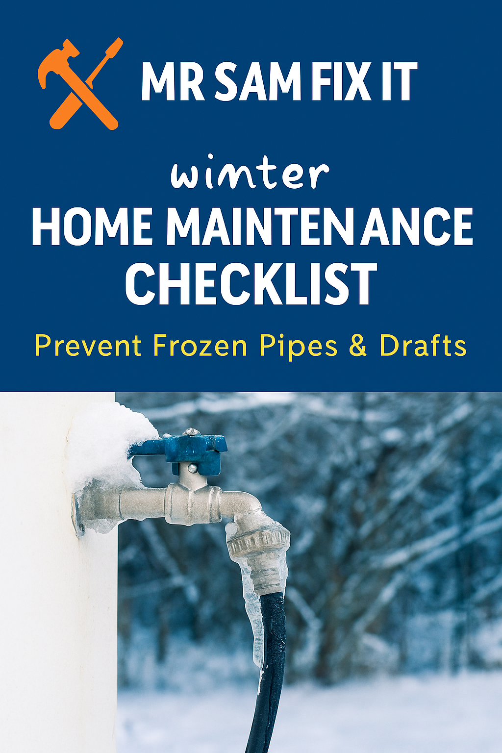❄️ Winter Home Maintenance Checklist: Prevent Frozen Pipes & Draughts